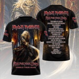 Iron Maiden 2026 World Tour 3D Apparel - HOATT19920