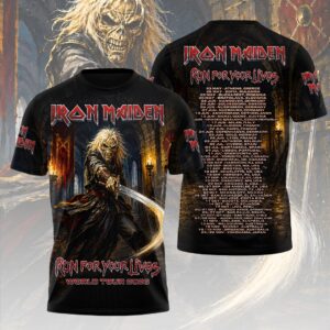 Iron Maiden 2026 World Tour 3D Apparel - HOATT19921