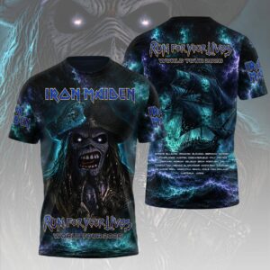 Iron Maiden 2026 World Tour 3D Apparel - HOATT19953