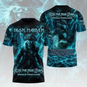 Iron Maiden 2026 World Tour 3D Apparel - HOATT19954
