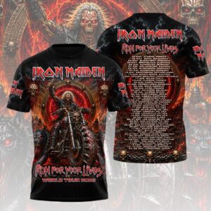 Iron Maiden 2026 World Tour 3D Apparel - HOATT19973