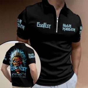 Iron Maiden 2026 World Tour Zip Polo Shirt - HOATT19677