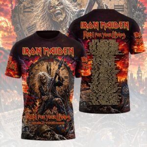Iron Maiden 2026 World Tour 3D Apparel - HOATT19329