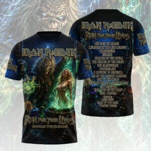 Iron Maiden 2026 World Tour 3D Apparel - HOATT19331