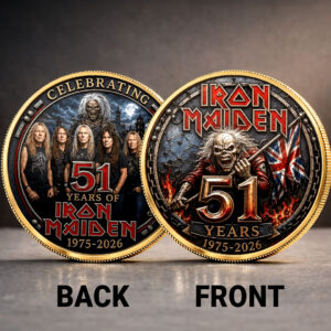 Iron Maiden 51 Years Anniversary Commemorative Coin - TANTN24536