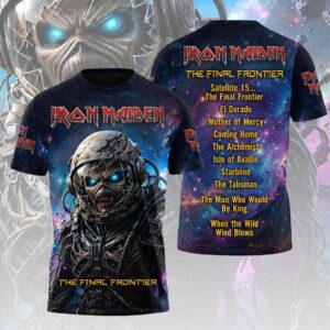 Iron Maiden 2026 World Tour 3D Apparel - HOATT19714