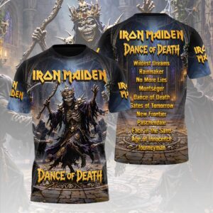 Iron Maiden 2026 World Tour 3D Apparel - HOATT19715