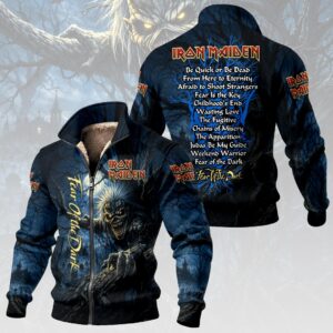 Iron Maiden Thick Knit Fleece Jacket - HOATT19198