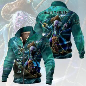 Iron Maiden Thick Knit Fleece Jacket - HOATT19200