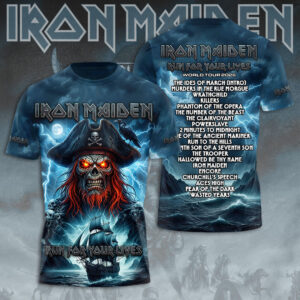 Iron Maiden World Tour 2026 3D Apparel - TMTHU7896