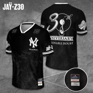 JAŸ-Z30 3D V-Neck Mesh Jersey - GNE7675
