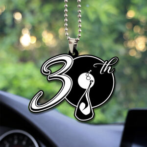 JAŸ-Z30 Anniversary Custom shape 2-sided Acrylic Car Ornament - GNE7593