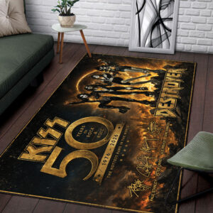 KISS Destroyer 50th Anniversary Rectangular Rug - TMTHU7346