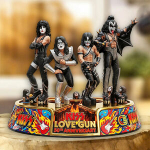 KISS Lovegun 50th Anniversary Custom Shape Acrylic Plaque - TMTHU7226