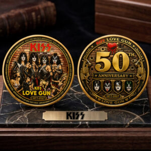 KISS Lovegun 50th Anniversary Commemorative Coin - TMTHU7231