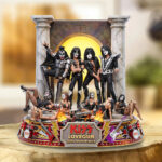 KISS Lovegun 50th Anniversary Custom Shape Acrylic Plaque – TMTHU7637
