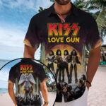 KISS Short Sleeve Button-Down Shirt – TMTHU7348