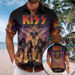 KISS Short Sleeve Button-Down Shirt – TMTHU7490