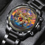 Kingdom Hearts 25th Anniversary Black Stainless Steel Watch – TMTHU7525