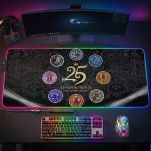 Kingdom Hearts 25th Anniversary Custom Gaming Desk Mat - GNE7457