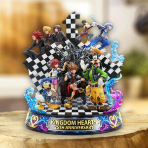 Kingdom Hearts 25th Anniversary Custom Shape Acrylic Plaque - TMTHU7480