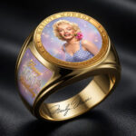 Marilyn Monroe 100th Anniversary 3D Engraved Ring – HOATT19700