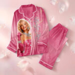 Marilyn Monroe 100th Anniversary Satin Pajama Set with Piping – HOATT19978