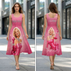 Marilyn Monroe 100th Anniversary  Sleeveless Knee-Length Dress - HOATT19725