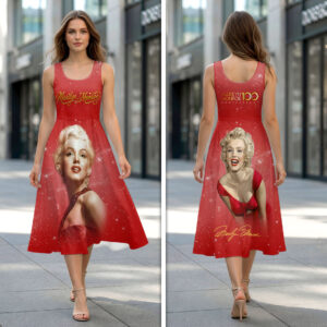Marilyn Monroe 100th Anniversary  Sleeveless Knee-Length Dress - HOATT19887