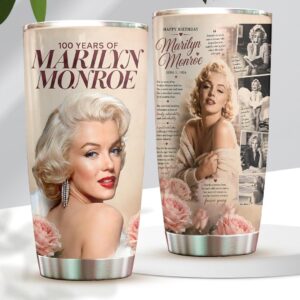 Marilyn Monroe 100th Anniversary Tumbler Cup - HOATT19695