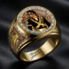 Michael Jackson 3D Engraved Ring - HOATT19120