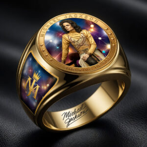 Michael Jackson 3D Engraved Ring - HOATT19232