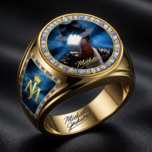 Michael Jackson 3D Engraved Ring - HOATT19285