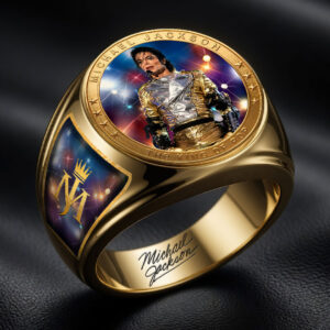 Michael Jackson 3D Engraved Ring - HOATT19319