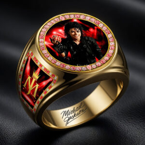 Michael Jackson 3D Engraved Ring - HOATT19365