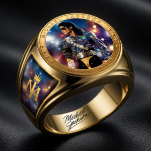 Michael Jackson 3D Engraved Ring - HOATT19366