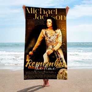 Michael Jackson Rectangle Beach Towel - HOATT19196