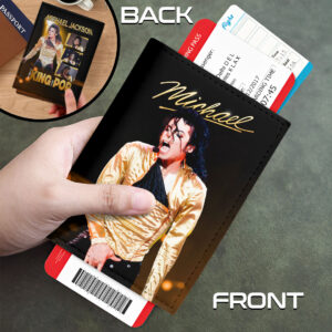 Michael Jackson Leather Passport Cover - HOATT19791