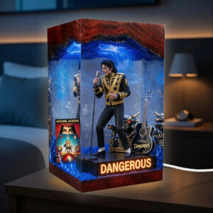 Michael Jackson Custom Shape Acrylic Light Box - TANTN24415