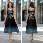 Michael Jackson Sleeveless Knee-Length Dress – HOATT19735