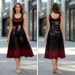 Michael Jackson Sleeveless Knee-Length Dress – HOATT19745