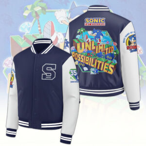Sonic the Hedgehog 35th Anniversary Varsity Jacket – TANTN24246