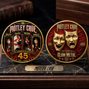 Mötley Crüe 45th Anniversary Commemorative Coin - TMTHU7833