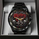 Mötley Crüe 45 Years Anniversary Black Stainless Steel Watch – TANTN24552