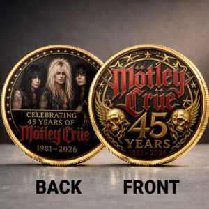 Mötley Crüe 45 Years Anniversary Commemorative Coin - TANTN24541