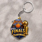New York Knicks 2026 NBA Finals Champions Custom Shape 2-sided Keychain – HOATT19896