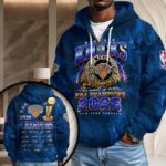 New York Knicks 2026 NBA Finals Champions 3D Unisex Waffle Hoodie – HOATT19242