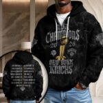 New York Knicks 2026 NBA Finals Champions 3D Unisex Waffle Hoodie – HOATT19243