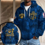 New York Knicks 2026 NBA Finals Champions 3D Unisex Waffle Hoodie – HOATT19385