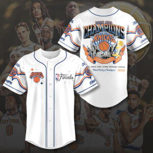 New York Knicks 2026 NBA Finals Champions Baseball Jersey - HOATT19307